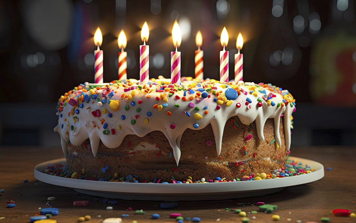 img_0008_bolo-de-aniversario-com-velas-coloridas-na-mesa-de-madeira-e-fundo-preto-ai-generative-3